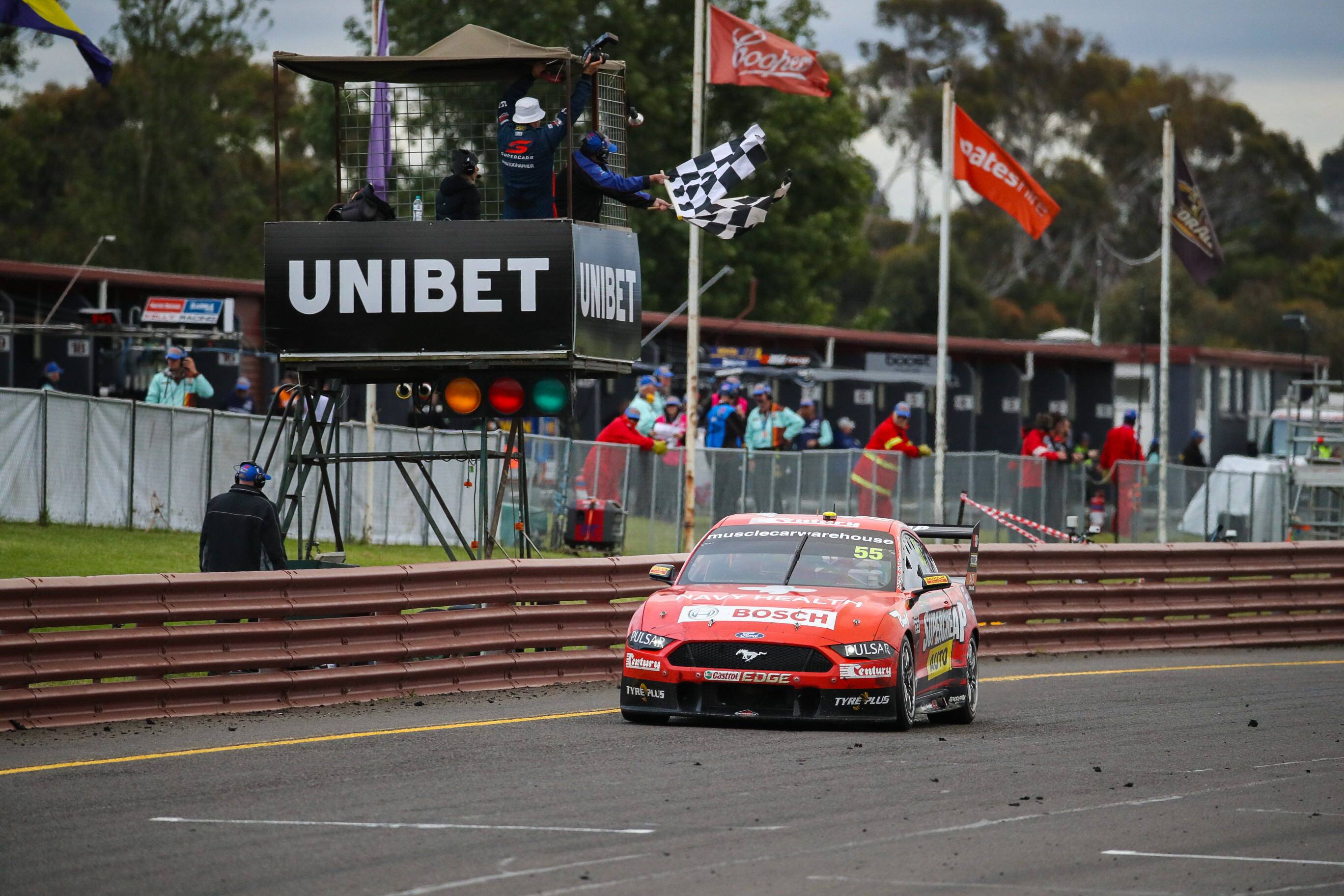 Chaz Mostert and James Moffat teamed up for a runner-up finish in the final race of the weekend. Chaz Mostert and James Moffat teamed up for a runner-up finish in the final race of the weekend.
